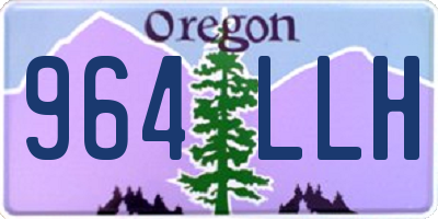 OR license plate 964LLH