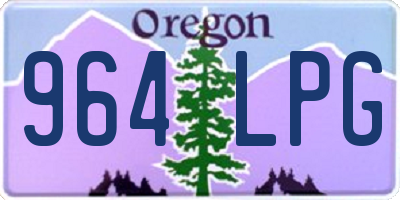 OR license plate 964LPG