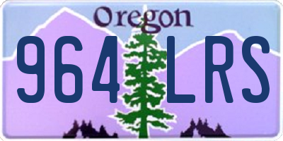 OR license plate 964LRS