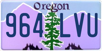 OR license plate 964LVU