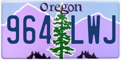 OR license plate 964LWJ