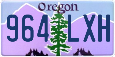 OR license plate 964LXH