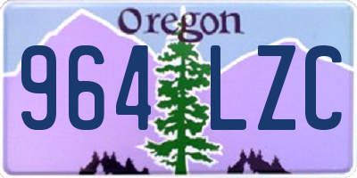 OR license plate 964LZC