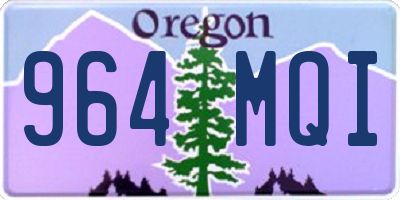 OR license plate 964MQI