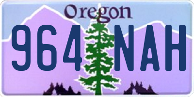 OR license plate 964NAH