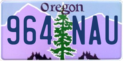 OR license plate 964NAU