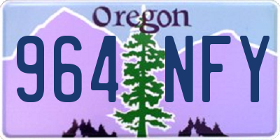 OR license plate 964NFY