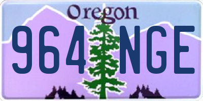 OR license plate 964NGE