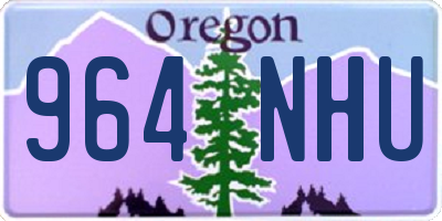 OR license plate 964NHU