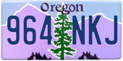 OR license plate 964NKJ