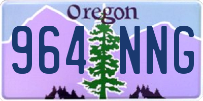 OR license plate 964NNG