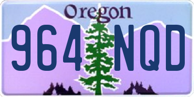 OR license plate 964NQD