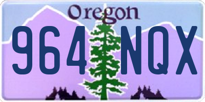 OR license plate 964NQX