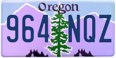 OR license plate 964NQZ