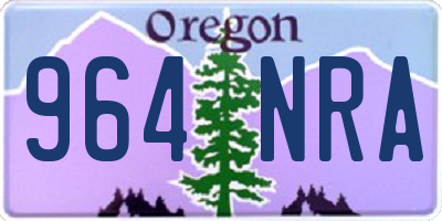 OR license plate 964NRA