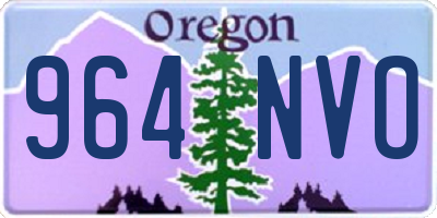 OR license plate 964NVO