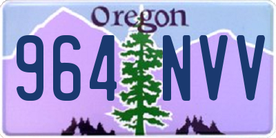 OR license plate 964NVV