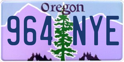 OR license plate 964NYE