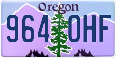 OR license plate 964OHF