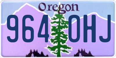 OR license plate 964OHJ