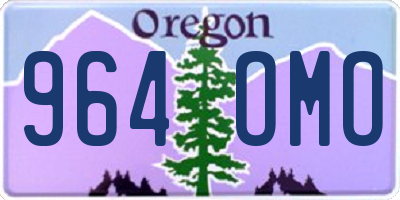 OR license plate 964OMO
