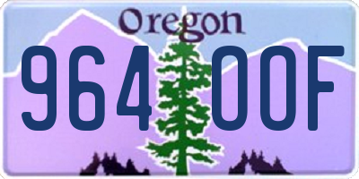 OR license plate 964OOF