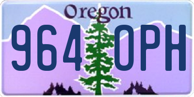 OR license plate 964OPH