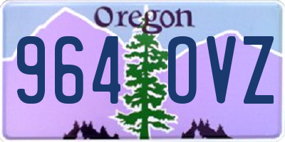 OR license plate 964OVZ