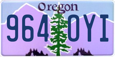 OR license plate 964OYI