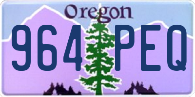 OR license plate 964PEQ