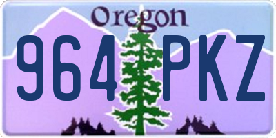 OR license plate 964PKZ