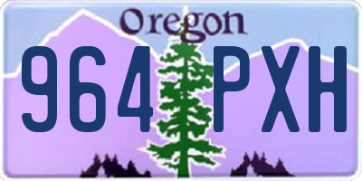 OR license plate 964PXH