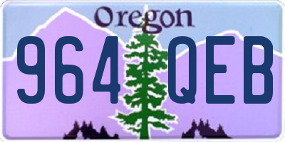 OR license plate 964QEB