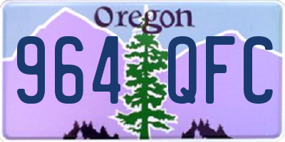 OR license plate 964QFC