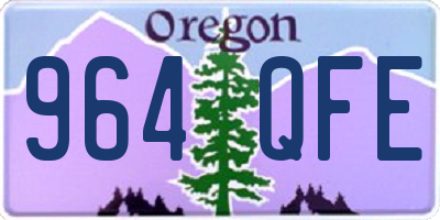 OR license plate 964QFE