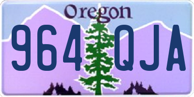 OR license plate 964QJA