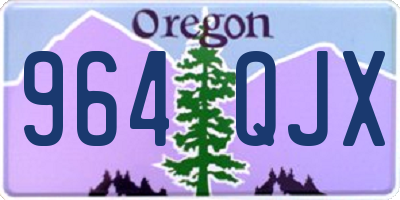 OR license plate 964QJX