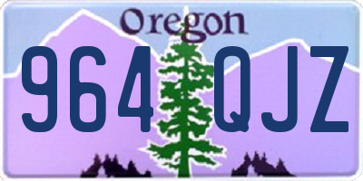 OR license plate 964QJZ