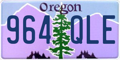 OR license plate 964QLE