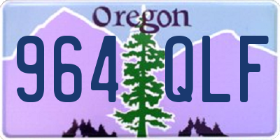 OR license plate 964QLF