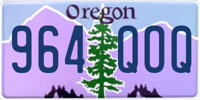 OR license plate 964QOQ