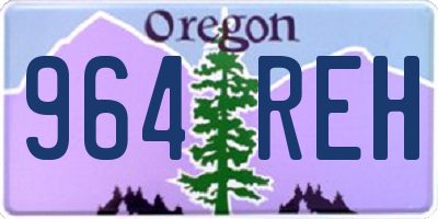 OR license plate 964REH