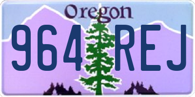 OR license plate 964REJ