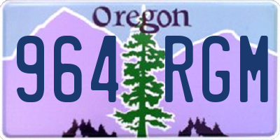 OR license plate 964RGM
