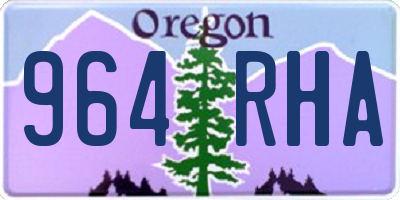 OR license plate 964RHA