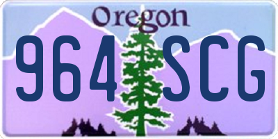 OR license plate 964SCG
