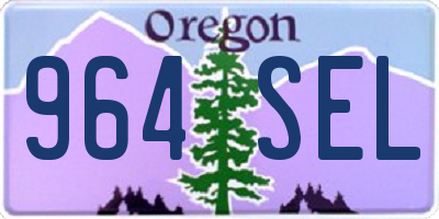 OR license plate 964SEL