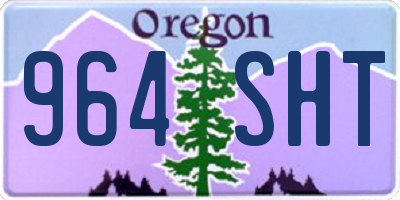 OR license plate 964SHT