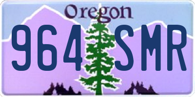 OR license plate 964SMR
