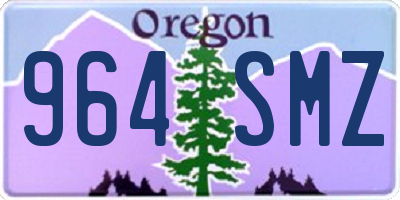 OR license plate 964SMZ